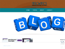 Tablet Screenshot of itechtics.com